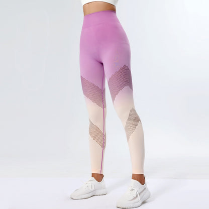 Leggings con Detalle Scrunch Degradé de Tiro Alto | Ideales para Todas las Temporadas