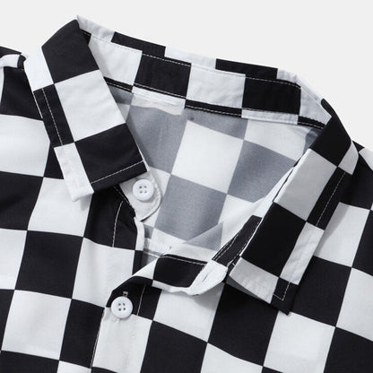 Camisa Hawaiana de Manga Corta Impresa en 3D – Ideal para el Verano