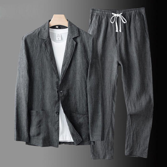 Traje Suelto de Dos Piezas con Hebilla | Ideal para Verano