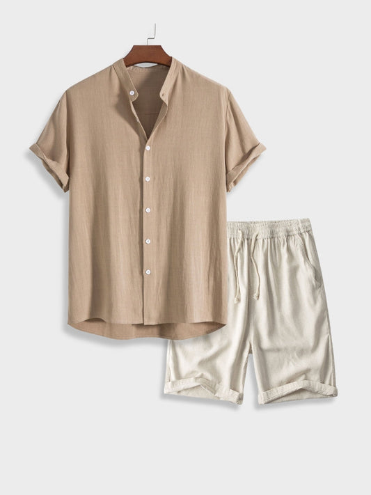 Conjunto de lino transpirable ideal para primavera y verano