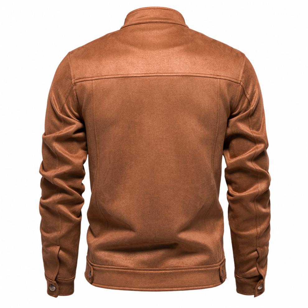 Abrigo Ligero para Hombre de Mezcla de Poliéster con Bolsillos Laterales | Ideal para Primavera y Otoño