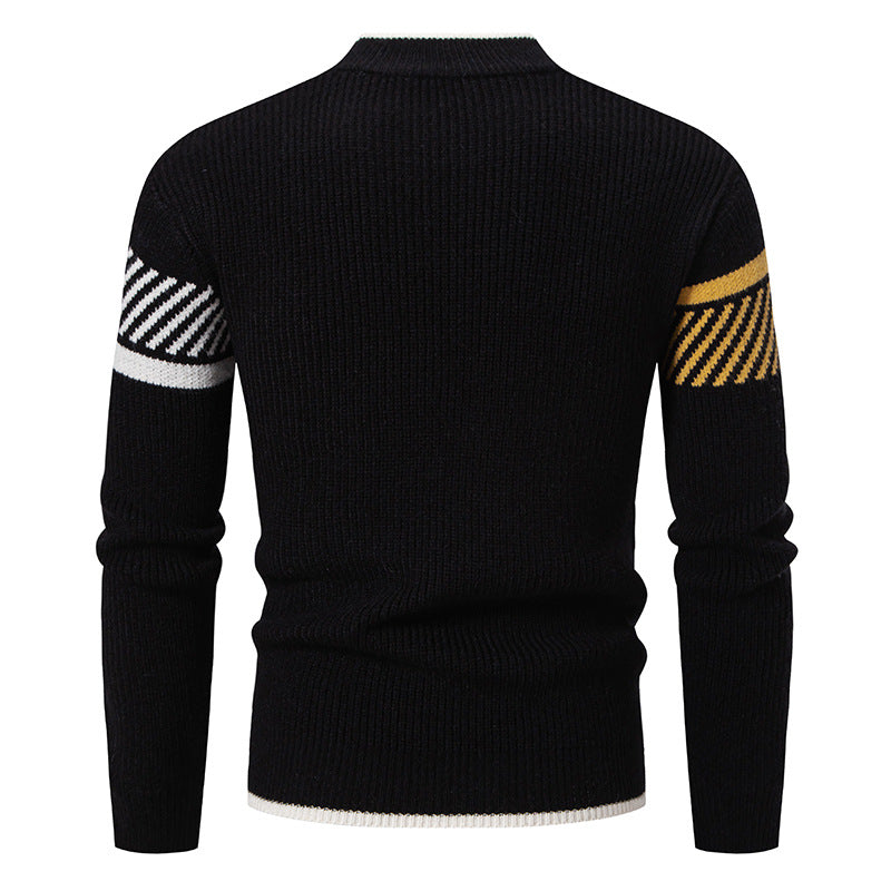 Suéter de Algodón Holgado para Hombre, Ideal para Otoño