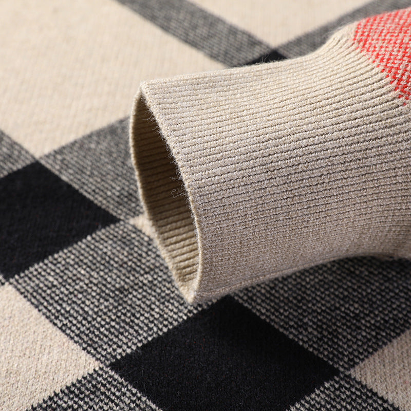 Sweater holgado estampado para hombre – Ideal para otoño