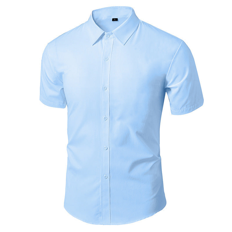Camisa de Vestir para Hombre Manga Larga Sin Plancha, Ideal para Otoño