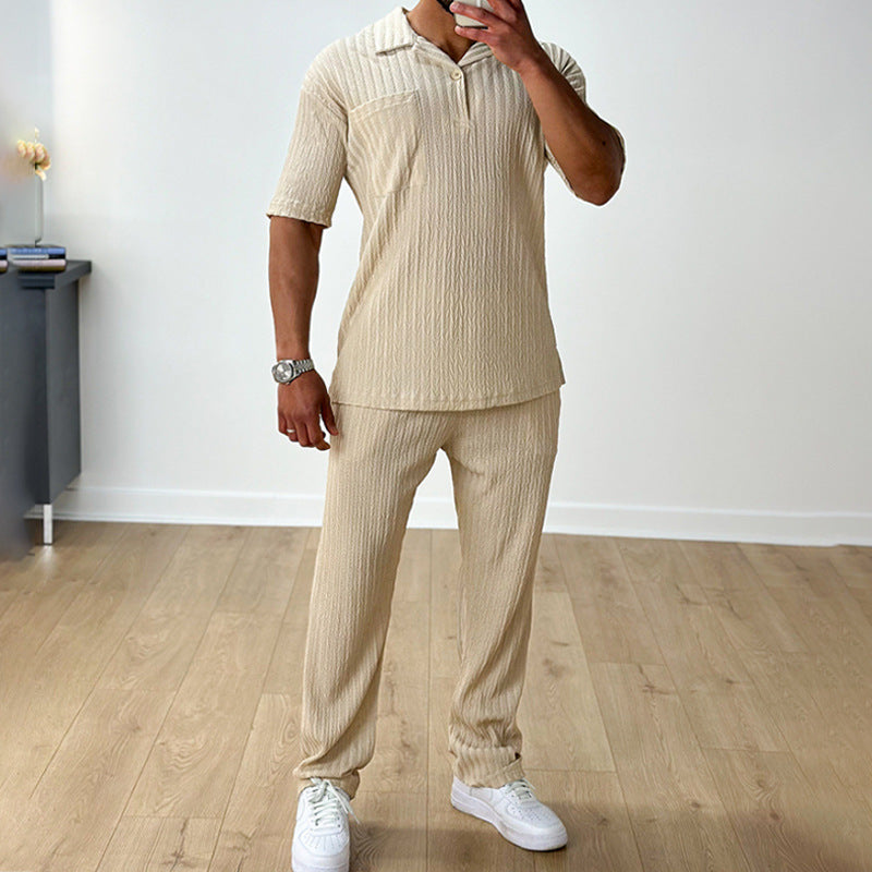 Conjunto de Polo y Pantalón para Hombre – Ideal para el Verano