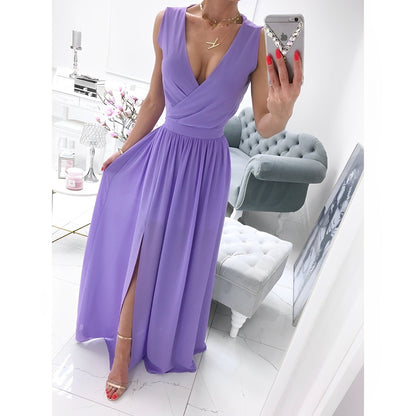 Vestido Largo Blanco sin Mangas con Botones de Madera | Ideal para Primavera y Verano