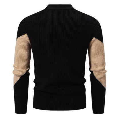 Suéter Holgado Grueso para Hombre con Mangas Largas, Ideal para Otoño