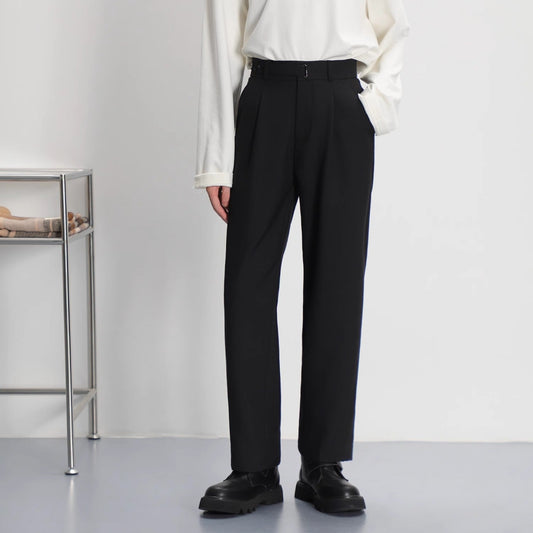 Pantalones de Traje Rectos para Hombre Ideales para Primavera y Otoño