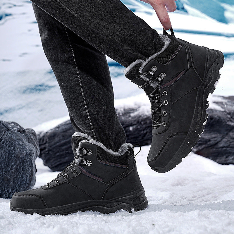 Botas de Viaje Exterior de Cuero Aisladas | Ideales para el Invierno
