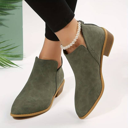 Botines de punta con parte trasera perforada I Ideales para el invierno