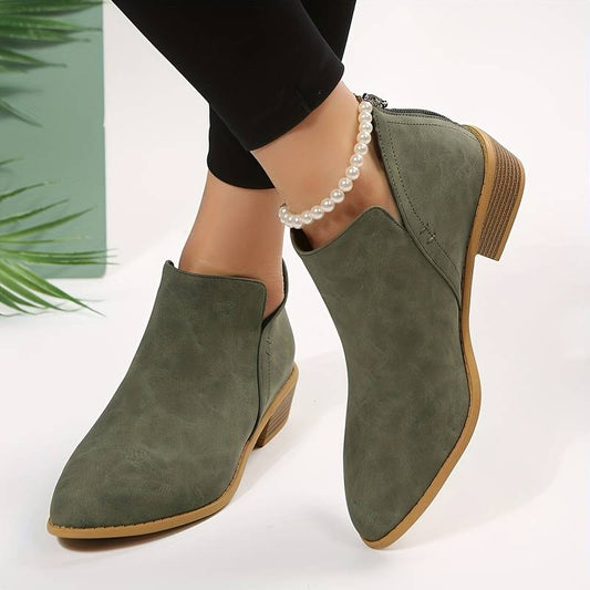 Botines de punta con parte trasera perforada I Ideales para el invierno
