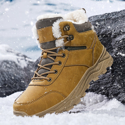 Botas de Viaje Exterior de Cuero Aisladas | Ideales para el Invierno