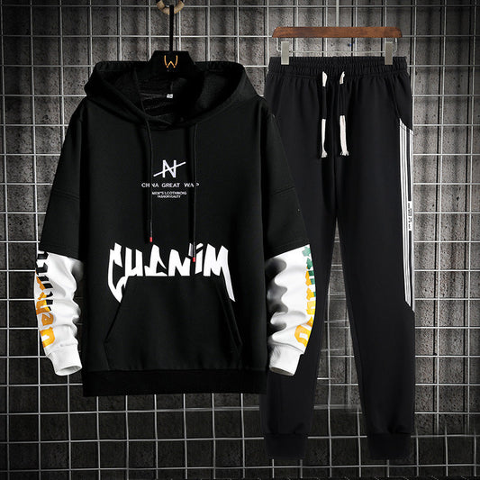 Conjunto de Suéter con Capucha y Manga Larga para Hombre | Ideal para Primavera