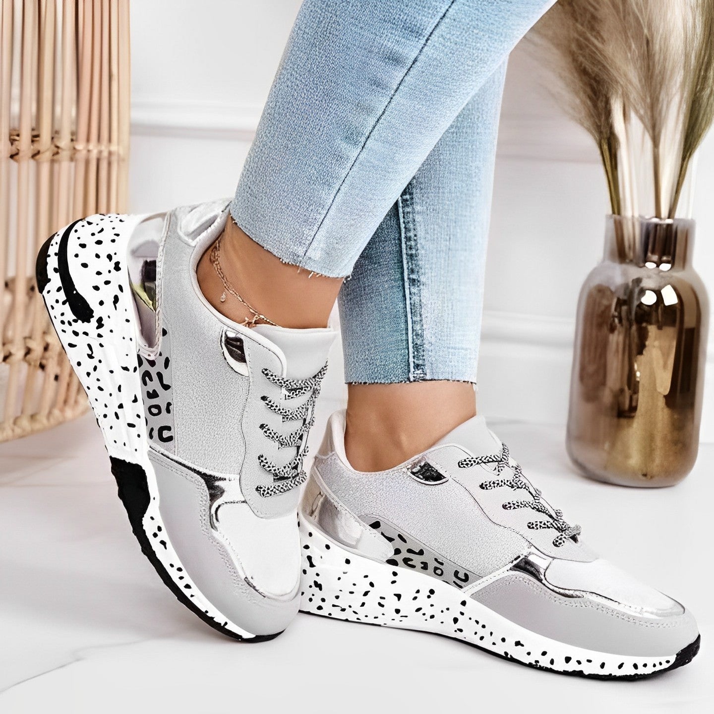 Zapatillas deportivas transpirables y ligeras con suela acolchada I Ideales para primavera y verano