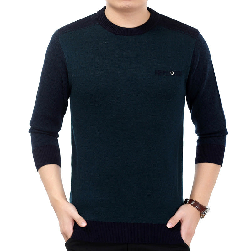 Suéter de Manga Larga para Hombre Ideal para Otoño e Invierno