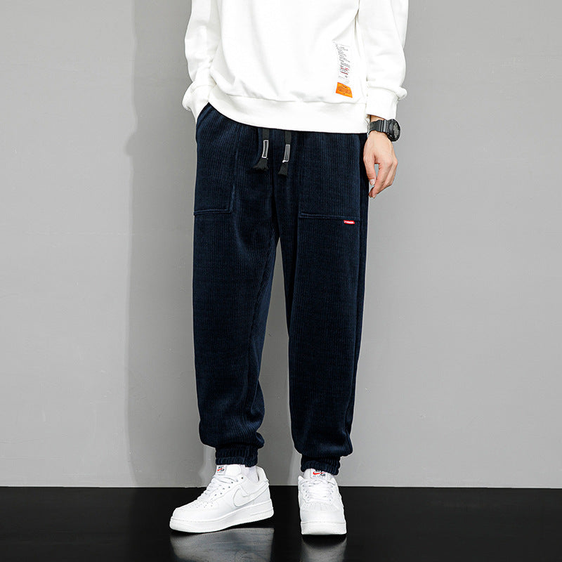 Pantalones Holgados de Pana de Pierna Ancha Ideales para Otoño e Invierno