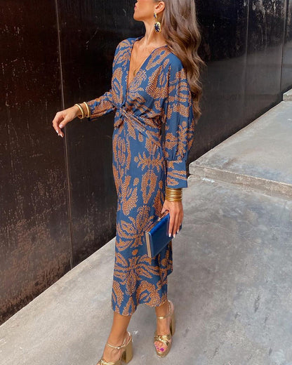 Vestido Largo Elegante con Ajuste Entallado | Ideal para Primavera y Otoño