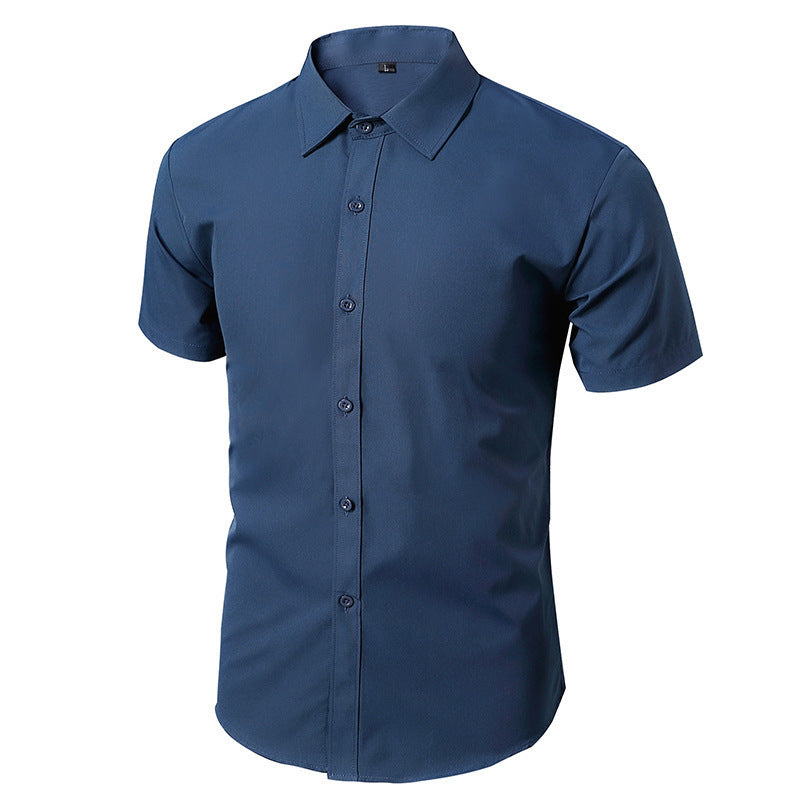 Camisa de Vestir para Hombre Manga Larga Sin Plancha, Ideal para Otoño
