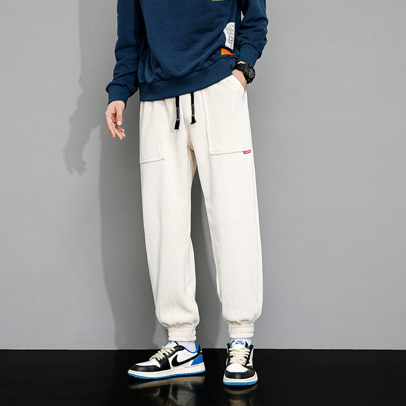 Pantalones Holgados de Pana de Pierna Ancha Ideales para Otoño e Invierno