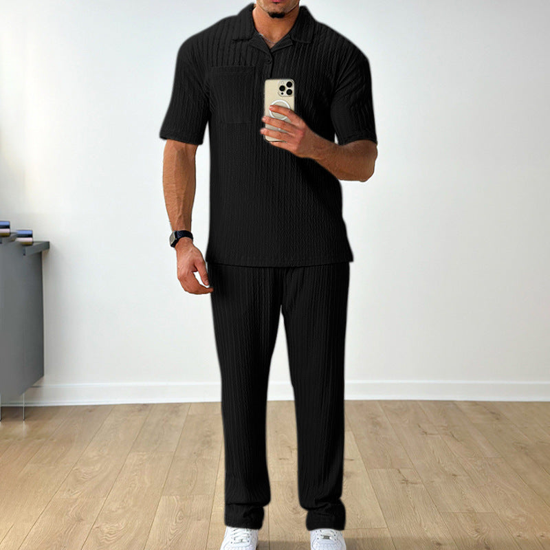 Conjunto de Polo y Pantalón para Hombre – Ideal para el Verano
