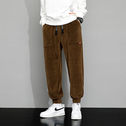 Pantalones Holgados de Pana de Pierna Ancha Ideales para Otoño e Invierno