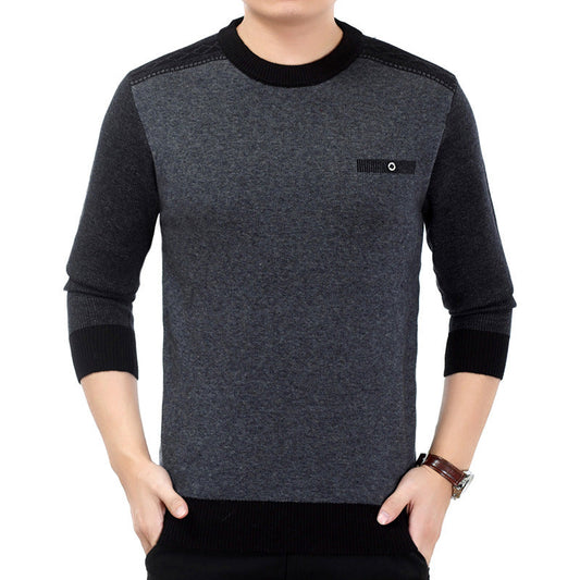 Suéter de Manga Larga para Hombre Ideal para Otoño e Invierno