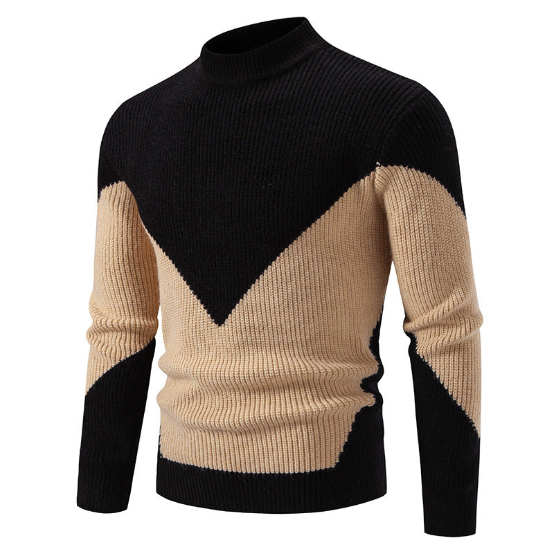 Suéter Holgado Grueso para Hombre con Mangas Largas, Ideal para Otoño