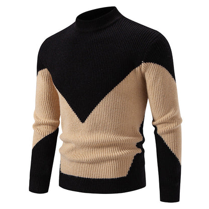 Suéter Holgado Grueso para Hombre con Mangas Largas, Ideal para Otoño
