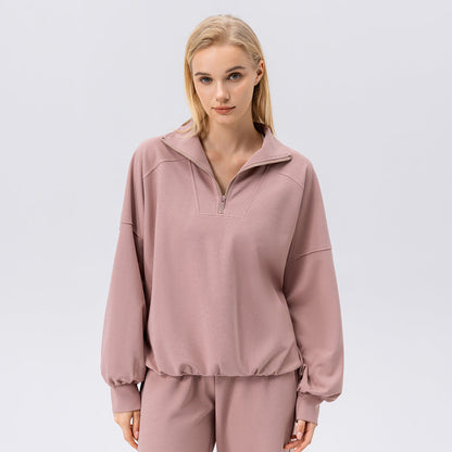 Sudadera Deportiva de Manga Larga con Media Cremallera | Ideal para Primavera y Otoño