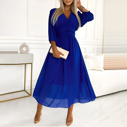 Vestido Ligero de Gasa de Seda con Ajuste Fluido | Ideal para Primavera y Verano