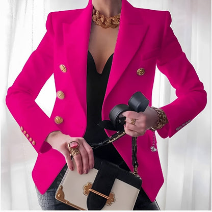 Blazer sartoriale con vestibilità slim e dettagli raffinati I Ideale per la primavera e l'autunno