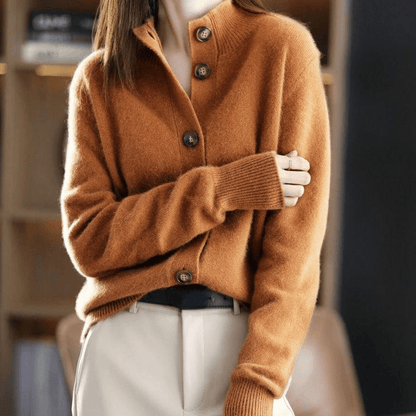 Cárdigan Suave de Punto de Cachemir con Corte Holgado | Ideal para Otoño e Invierno