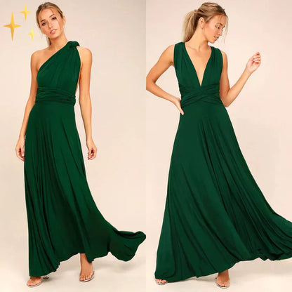 Vestido Envolvente Convertible con Tirantes Ajustables | Ideal para Primavera y Verano