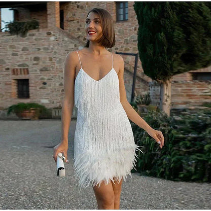 Vestido de Cóctel Ajustado con Lentejuelas y Corte sin Mangas | Ideal para Primavera y Verano